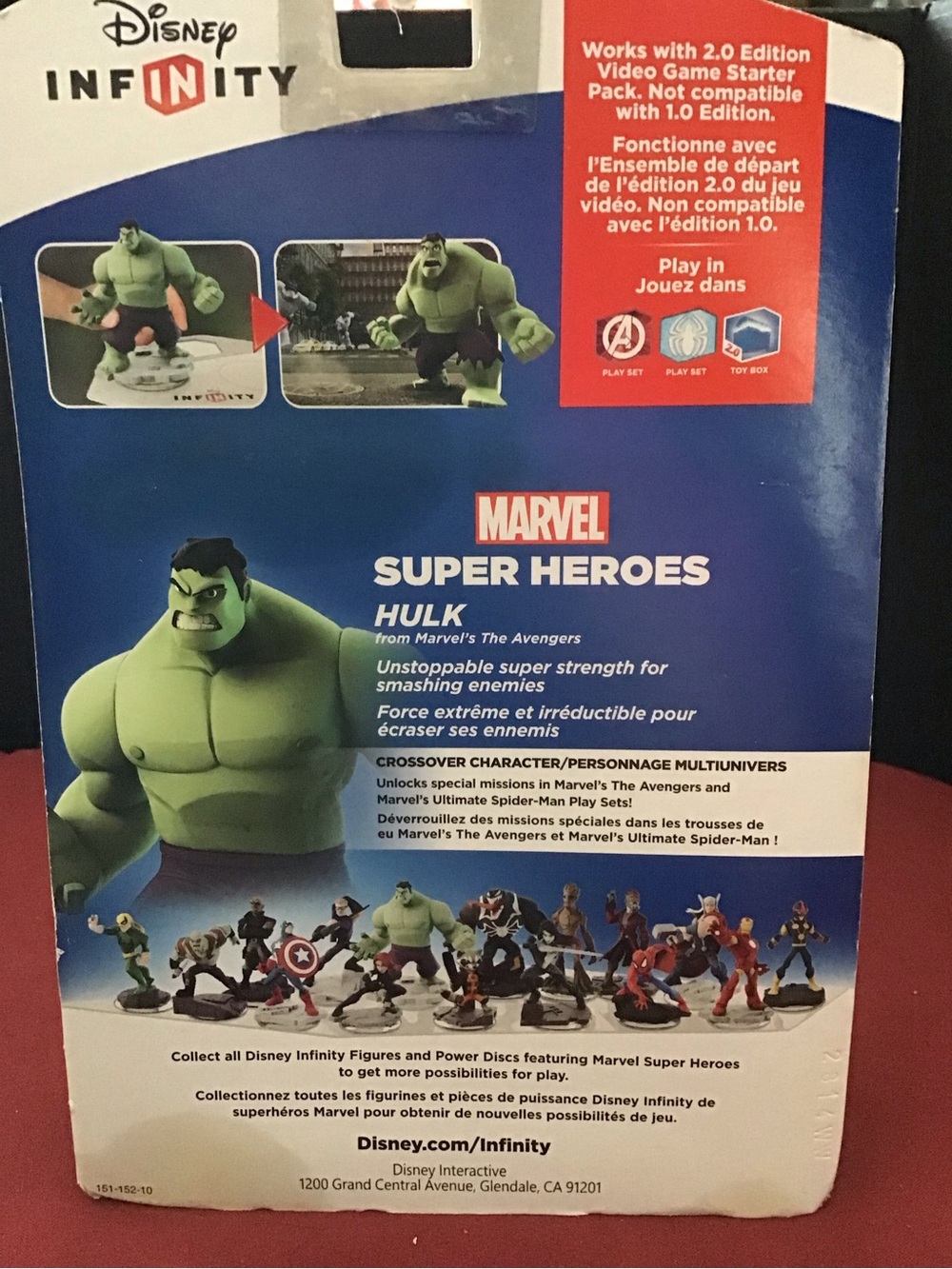 Disney Infinity 2.0 Hulk Interactive Figure - Picture 4 of 5